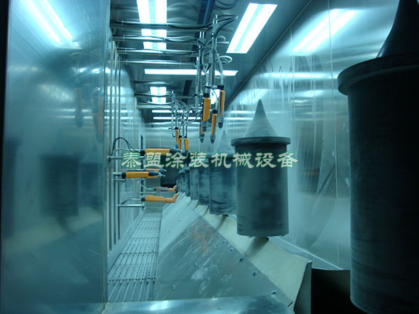 粉體噴房?jī)?nèi)景