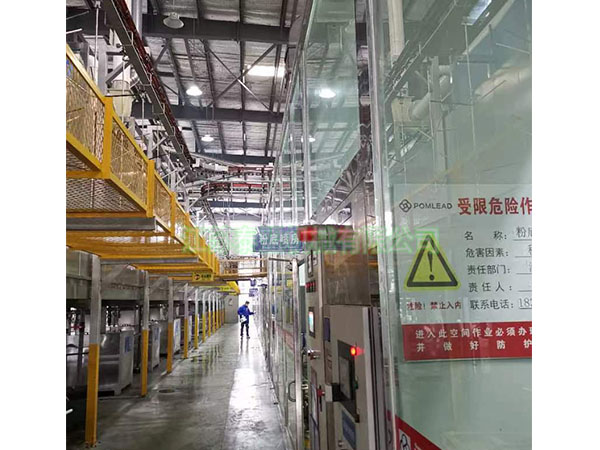 前處理與底粉通道